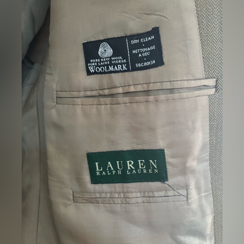 Lauren Ralph Lauren 100% Wool Blazer Sport Coat - Picture 4 of 7